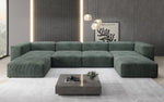 Lade das Bild in den Galerie-Viewer, Luxuriöses U-Sofa Snug im Cord-Design – Modern, Gemütlich, Großzügig für Ihr Wohnzimmer
