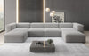 Luxuriöses U-Form Bouclé Designer Sofa: Gemütlich, Modern, Groß für Ihr Wohnzimmer