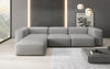 Gemütliches Designer L-Sofa Snug – Modernes Stoff Ecksofa für Ihr Wohnzimmer