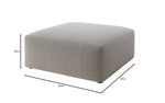 Lade das Bild in den Galerie-Viewer, Eleganter 80cm Bouclé Beistellhocker: Gemütlicher, Moderner Sitzpouf für Stilvolles Wohnen
