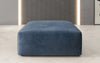 Eleganter Snug Samt Beistellhocker 80 cm – Komfortabler Moderner Design Pouf