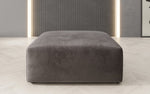 Lade das Bild in den Galerie-Viewer, Runder Samt Beistellhocker Snug 80 cm – Gemütlich, Elegant &amp; Modern
