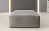 Eleganter Snug Samt Beistellhocker 80 cm – Komfortabler Moderner Design Pouf