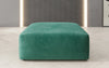 Eleganter Snug Samt Beistellhocker 80 cm – Komfortabler Moderner Design Pouf