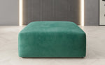 Lade das Bild in den Galerie-Viewer, Runder Samt Beistellhocker Snug 80 cm – Gemütlich, Elegant &amp; Modern
