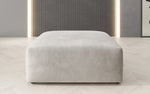 Lade das Bild in den Galerie-Viewer, Runder Samt Beistellhocker Snug 80 cm – Gemütlich, Elegant &amp; Modern

