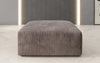 Vielseitiger Snug Beistellhocker: Komfortabler Cord-Pouf, 80cm Durchmesser, Modernes Design