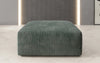 Snug 80 cm Luxus Cord Beistellhocker – Weicher, Vielseitiger Sitzpouf für Modernes Wohnen