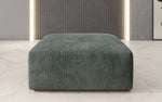 Lade das Bild in den Galerie-Viewer, Snug 80 cm Luxus Cord Beistellhocker – Weicher, Vielseitiger Sitzpouf für Modernes Wohnen
