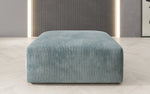 Lade das Bild in den Galerie-Viewer, Vielseitiger Snug Beistellhocker: Komfortabler Cord-Pouf, 80cm Durchmesser, Modernes Design
