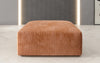 Snug 80 cm Luxus Cord Beistellhocker – Weicher, Vielseitiger Sitzpouf für Modernes Wohnen