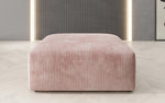 Lade das Bild in den Galerie-Viewer, Vielseitiger Snug Beistellhocker: Komfortabler Cord-Pouf, 80cm Durchmesser, Modernes Design
