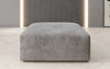 Vielseitiger Snug Beistellhocker: Komfortabler Cord-Pouf, 80cm Durchmesser, Modernes Design