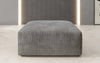 Snug 80 cm Luxus Cord Beistellhocker – Weicher, Vielseitiger Sitzpouf für Modernes Wohnen