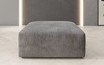 Lade das Bild in den Galerie-Viewer, Snug 80 cm Luxus Cord Beistellhocker – Weicher, Vielseitiger Sitzpouf für Modernes Wohnen

