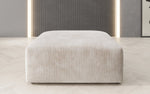 Lade das Bild in den Galerie-Viewer, Vielseitiger Snug Beistellhocker: Komfortabler Cord-Pouf, 80cm Durchmesser, Modernes Design
