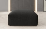 Lade das Bild in den Galerie-Viewer, Eleganter 80cm Bouclé Beistellhocker: Gemütlicher, Moderner Sitzpouf für Stilvolles Wohnen
