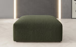 Lade das Bild in den Galerie-Viewer, Eleganter 80cm Bouclé Beistellhocker: Gemütlicher, Moderner Sitzpouf für Stilvolles Wohnen
