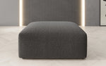 Lade das Bild in den Galerie-Viewer, Eleganter 80cm Bouclé Beistellhocker: Gemütlicher, Moderner Sitzpouf für Stilvolles Wohnen
