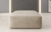Eleganter Snug Samt Beistellhocker 80 cm – Komfortabler Moderner Design Pouf