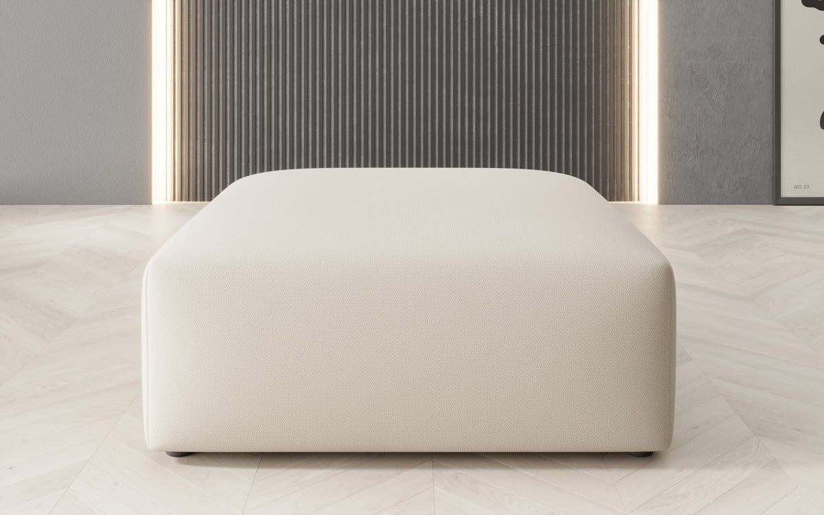 Vielseitiger Snug Beistellhocker 80 cm – Komfortabler Stoff-Pouf für Ihr Zuhause