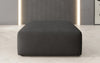 Snug Beistellhocker 80 cm: Gemütlicher Stoff-Pouf für modernes Wohnzimmer Design