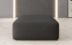 Lade das Bild in den Galerie-Viewer, Snug Beistellhocker 80 cm: Gemütlicher Stoff-Pouf für modernes Wohnzimmer Design
