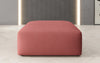 Gemütlicher 80cm Snug Stoff-Pouf: Vielseitiger Hocker, Fußstütze & Beistelltisch