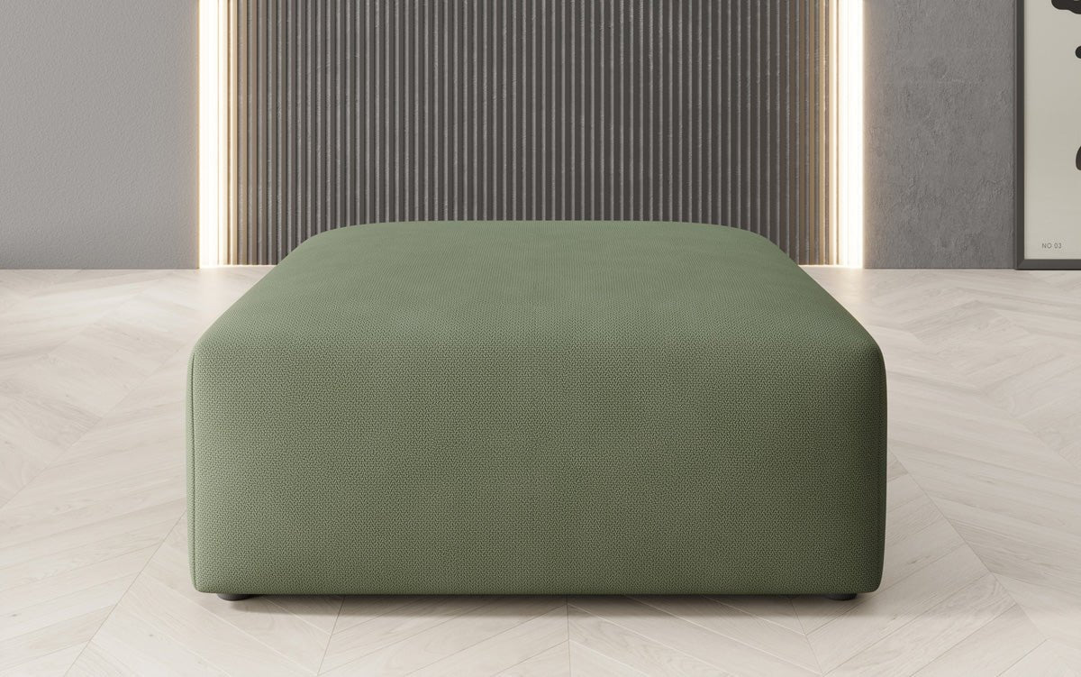 Snug Beistellhocker 80 cm: Gemütlicher Stoff-Pouf für modernes Wohnzimmer Design