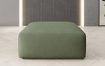 Lade das Bild in den Galerie-Viewer, Snug Beistellhocker 80 cm: Gemütlicher Stoff-Pouf für modernes Wohnzimmer Design
