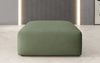 Gemütlicher 80cm Snug Stoff-Pouf: Vielseitiger Hocker, Fußstütze & Beistelltisch