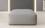Lade das Bild in den Galerie-Viewer, Gemütlicher 80cm Snug Stoff-Pouf: Vielseitiger Hocker, Fußstütze &amp; Beistelltisch
