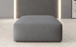 Lade das Bild in den Galerie-Viewer, Snug Beistellhocker 80 cm: Gemütlicher Stoff-Pouf für modernes Wohnzimmer Design
