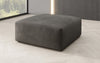 Eleganter Snug Samt Beistellhocker 80 cm – Komfortabler Moderner Design Pouf