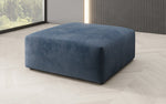 Lade das Bild in den Galerie-Viewer, Eleganter Snug Samt Beistellhocker 80 cm – Komfortabler Moderner Design Pouf
