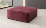 Lade das Bild in den Galerie-Viewer, Eleganter Snug Samt Beistellhocker 80 cm – Komfortabler Moderner Design Pouf
