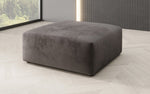 Lade das Bild in den Galerie-Viewer, Runder Samt Beistellhocker Snug 80 cm – Gemütlich, Elegant &amp; Modern

