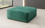 Lade das Bild in den Galerie-Viewer, Eleganter Snug Samt Beistellhocker 80 cm – Komfortabler Moderner Design Pouf
