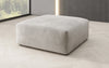 Eleganter Snug Samt Beistellhocker 80 cm – Komfortabler Moderner Design Pouf