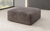 Vielseitiger Snug Beistellhocker: Komfortabler Cord-Pouf, 80cm Durchmesser, Modernes Design