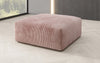 Snug 80 cm Luxus Cord Beistellhocker – Weicher, Vielseitiger Sitzpouf für Modernes Wohnen