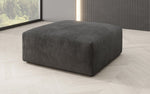 Lade das Bild in den Galerie-Viewer, Snug 80 cm Luxus Cord Beistellhocker – Weicher, Vielseitiger Sitzpouf für Modernes Wohnen
