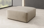Lade das Bild in den Galerie-Viewer, Eleganter Snug Samt Beistellhocker 80 cm – Komfortabler Moderner Design Pouf
