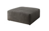 Eleganter Snug Samt Beistellhocker 80 cm – Komfortabler Moderner Design Pouf