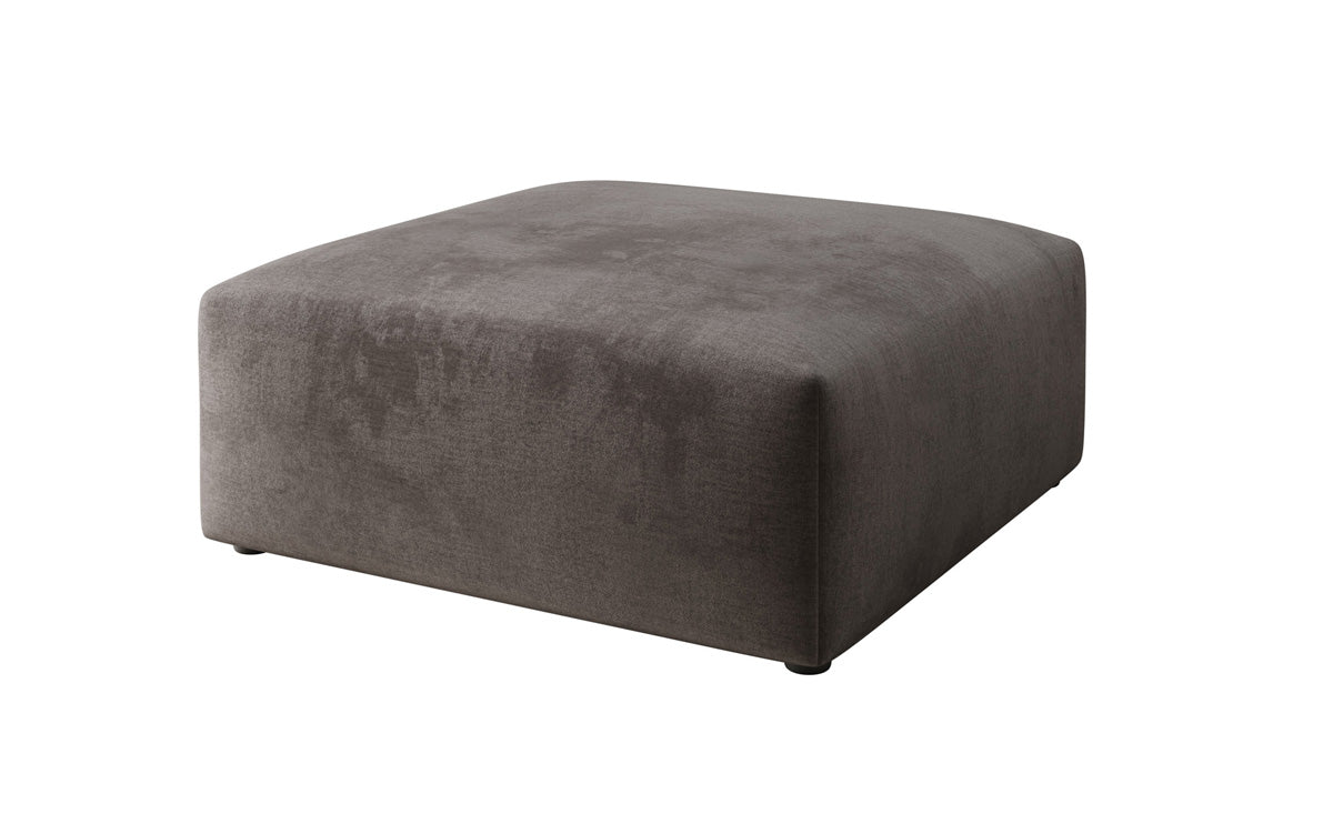 Eleganter Snug Samt Beistellhocker 80 cm – Komfortabler Moderner Design Pouf