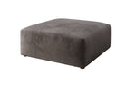 Lade das Bild in den Galerie-Viewer, Eleganter Snug Samt Beistellhocker 80 cm – Komfortabler Moderner Design Pouf
