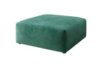 Lade das Bild in den Galerie-Viewer, Eleganter Snug Samt Beistellhocker 80 cm – Komfortabler Moderner Design Pouf
