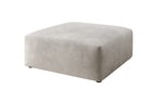 Lade das Bild in den Galerie-Viewer, Eleganter Snug Samt Beistellhocker 80 cm – Komfortabler Moderner Design Pouf
