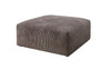 Snug 80 cm Luxus Cord Beistellhocker – Weicher, Vielseitiger Sitzpouf für Modernes Wohnen
