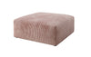 Vielseitiger Snug Beistellhocker: Komfortabler Cord-Pouf, 80cm Durchmesser, Modernes Design